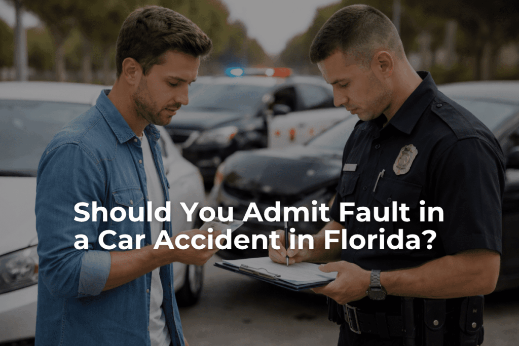 Should You Admit Fault in a Car Accident in Florida