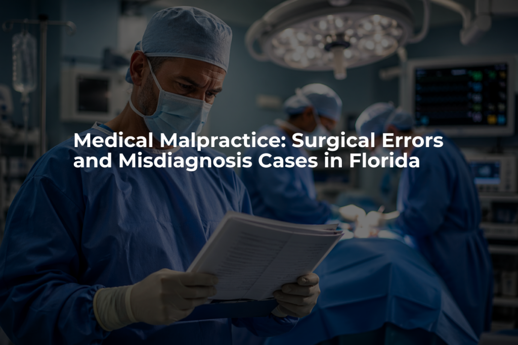 Medical Malpractice Surgical Errors and Misdiagnosis Cases in Florida