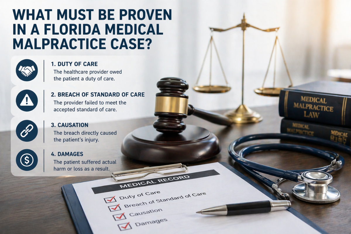 What Must Be Proven in a Florida Medical Malpractice Case